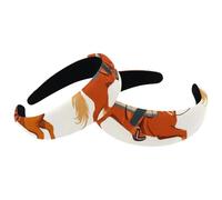 2 diademas acolchadas, estilo vintage, vaqueras salvajes occidentales con caballo, rodeo, moda gruesa y ancha, diademas para mujeres y niñas, aros de terciopelo para el cabello, accesorios para el