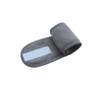 2 diademas ajustables y anchas para el pelo, para yoga, spa, baño, ducha, maquillaje, lavado facial, accesorios de maquillaje (gris)