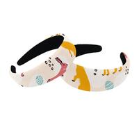 2 diademas antideslizantes para mujer, diseño de conejito de Pascua, diademas gruesas y anchas, accesorios para el cabello
