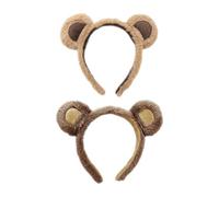 2 Diademas Con Orejas De Oso, Lindas Diademas De Animales, Accesorios Para Disfraces De Juego De Rol, Diademas De Felpa De Dibujos Animados, Diademas Decorativas