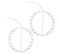 2 Diademas De Cadena De Borlas, Diademas De Moda Para Mujer, Decoración De Diadema De Doble Capa, Accesorios Para El Cabello De Lentejuelas, Accesorios De Moda