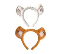 2 Diademas De Tigre, Lindas Diademas De Felpa, Diademas Para Lavar La Cara, Accesorios Para El Cabello De Cosplay, Accesorios De Ropa