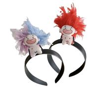 2 diademas divertidas sin dientes para el pelo, horquillas para fiestas, cosplay, tocado