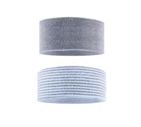 2 diademas elásticas de algodón para yoga, ejercicio, lavado facial (10 cm)