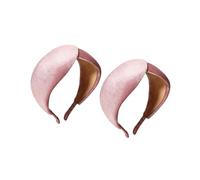 2 diademas elegantes y aterciopeladas con banda ancha para múltiples ocasiones, accesorio de moda para fiestas