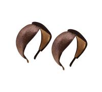 2 diademas elegantes y aterciopeladas con banda ancha para múltiples ocasiones, accesorio de moda para fiestas