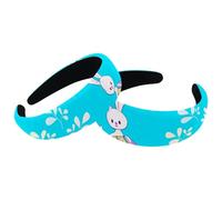 2 diademas para mujeres y niñas, diseño de conejito de huevo de Pascua, antideslizantes, para maquillaje, turbante de parte superior ancha, aros para ducha