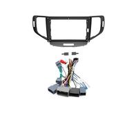 2 DIN, 9 Pulgadas Marco Panel Radio Multimedia Coche Control Central Soporte Montaje Tablero Cable para Spirior 2008-2012 Accesorios Coche(Frame and Cable)