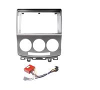2 DIN 9 Pulgadas para Ford para Ranger para Mazda para BT-50 2000-2010 Instalación Radio DVD GPS Mp5 ABS PC Kit Tablero Marco Plano Fascia Carcasa Marco Radio Coche(AT Frame Cable)