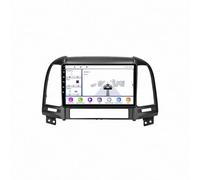 2 DIN Car Stereo para Hyundai Santa Fe 2007 2006-2012 Carplay Inalámbrico & Android Auto Pantalla Carplay Coche con Navegación GPS, Controles en El Volante, 8 Nuclear 8G+256G