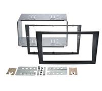 2-DIN Opel Combo / Corsa / Meriva carbón adaptador de fachada suave