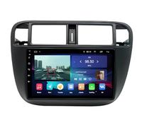 2 DIN Radio para Honda Civic 1995-2000 Android 15 9 Inches Radio Android Steering Wheel Controls para, 4Core 2G+32G