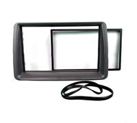 2 Din Radio Stereo Panel Mount Trim Kit para Fiat Panda 169 2003 a 2012 Vehículos de conducción a la izquierda Doble lingote Frame Upgrade