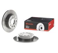 Disco de freno BREMBO 8950275 trasero, ranurado, macizo, 1 Pieza