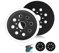2 discos abrasivos para Bosch GEX 125-1 AE, discos de lija de 125 mm, 8 orificios, disco de apoyo con velcro, para Bosch PEX 220 A, PEX 300/400 AE, accesorio para lijadora orbital