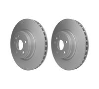 Juego De Discos De Freno Delanteros HELLA 56139PRO_HC Para TESLA MODEL X OEM