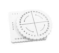 2 discos cuadrados redondos de cordón Kumihimo para trenzar discos y discos trenzados para manualidades