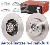 2 discos de freno BREMBO TRASEROS CITROEN C3 C4 OPEL CROSSLAND X PEUGEOT...