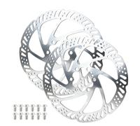 2 Discos de Freno de 160 mm para Bicicleta, Freno de Disco de Bicicleta, Frenos de Disco para Bicicletas de Montaña y de Carretera, Herramientas Centerlock, Instalación Fácil y Material Resistente