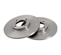 2 Discos De Freno De Tipo Sólido Ø 226 Mm 10 Mm A.B.S. Para u.a. TOYOTA STARLET