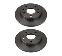 2 Discos de Freno Delanteros Completo Ø 66MM 14MM VALEO para U.a. País Rover