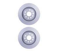 2 Discos de Freno Exterior Ventilados Ø 65 mm 22 mm HELLA Para u.a. AUDI A3