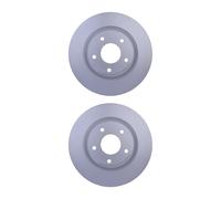 Juego De Discos De Freno Delanteros HELLA 55859PRO_HC Para NISSAN JUKE OEM