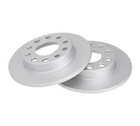 2 Discos De Freno No Ventilados Ø 245 Mm 10 Mm A.B.S. Para Entre Otros AUDI A4