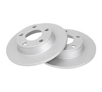 2 Discos De Freno No Ventilados Ø 255 Mm 10 Mm A.B.S. Para Entre Otros AUDI A6