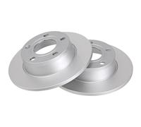 2 Discos De Freno No Ventilados Ø 255 Mm 10 Mm A.B.S. Para Entre Otros AUDI A6