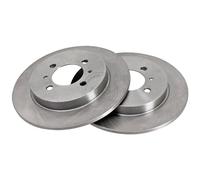 2 Discos De Freno Solido A.B.S. 258 Mm Espesor 9 Mm Para Nissan Sunny