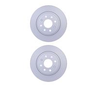 2 Discos de Freno Solido HELLA Ø 60 mm 10 mm, 264 mm, 8DD 355 112-621