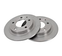 2 Discos De Freno Tipo Sólido A.B.S. Ø 250 Mm Espesor 9 Mm Para Mazda 323