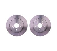 2 Discos de Freno Tipo Sólido HELLA Ø62 mm 11 mm, para Toyota Avensis