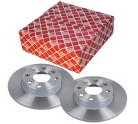 2 discos de freno traseros Febi para Mazda 323