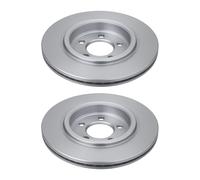 2 Discos de Freno Traseros VALEO 280 mm Ø75 mm 10 mm Tipo Sólido