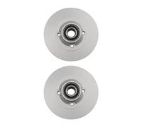 2 Discos de Freno Traseros VALEO Tipo Sólido Ø 52 mm Grosor 11 mm