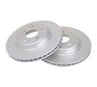 2 Discos De Freno Traseros Ventilados A.B.S. Ø 300 Mm 22 Mm Para MB E-Class