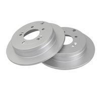 2 Discos De Freno Válidos Ø 284 Mm 10 Mm A.B.S. Para HYUNDAI GRANDEUR