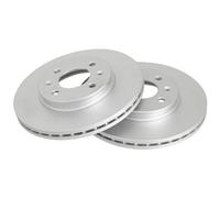 2 Discos De Freno Ventilados Ø 256 Mm 22,2 Mm A.B.S. Para Entre Otros KIA RIO