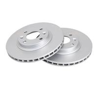 2 Discos De Freno Ventilados Ø 258 Mm 22 Mm A.B.S. Para Entre Otros RENAULT CLIO