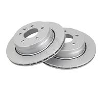 2x Disco de freno ventilado 16999 A.B.S. para JAGUAR DAIMLER