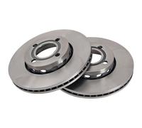 2 Discos De Freno Ventilados Ø 276 Mm 25 Mm A.B.S. Para Entre Otros AUDI 90