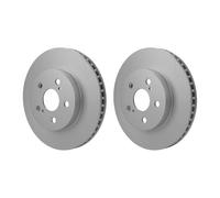 2x Disco de freno ventilación interna 8DD 355 131-911 HELLA para TOYOTA PRIUS
