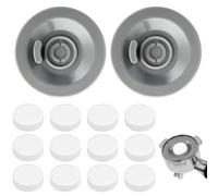 2 discos de limpieza de espresso y 12 tabletas de limpieza, accesorios profesionales para máquina de café de 54 mm, tabletas universales de silicona para espresso compatibles con cafetera Ninja Luxe