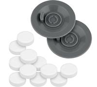 2 discos de limpieza para espresso + 12 pastillas de limpieza, pastillas de espresso de 54 mm, filtro portafiltros compatibles con máquinas espresso Breville/Sage/Gastroback