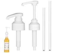 2 dispensadores de bomba compatibles con Monin, bomba de jarabe de café Snap-on, dispensador de jarabe para bomba dosificadora Monin de 10 ml, dispensador de jabón, cabezal de bomba para botellas de
