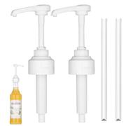 2 dispensadores de bomba compatibles con Monin Coffee Sirop Pump Snap-on Sirop Spender para bomba dosificadora Monin 10 ml dispensador de jabón cabezal de bomba para botellas de 700 ml, accesorio de