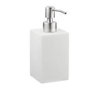 2 dispensadores de jabón 300 ml blancos, con bomba, recargables, set