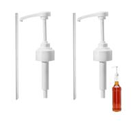 2 dispensadores de jarabe, bomba dosificadora de jarabe de 1 L, para jarabe de Monin, sin azúcar, café, avellana, bomba, café, naranja, caramelo para botellas de jarabe (1000 ml)